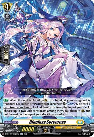 Image of Diaglass Sorceress (A BRUSH WITH THE LEGENDS)