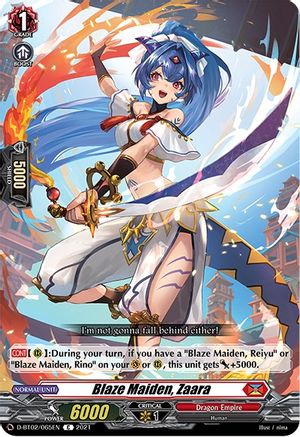 Image of Blaze Maiden, Zaara (A BRUSH WITH THE LEGENDS)