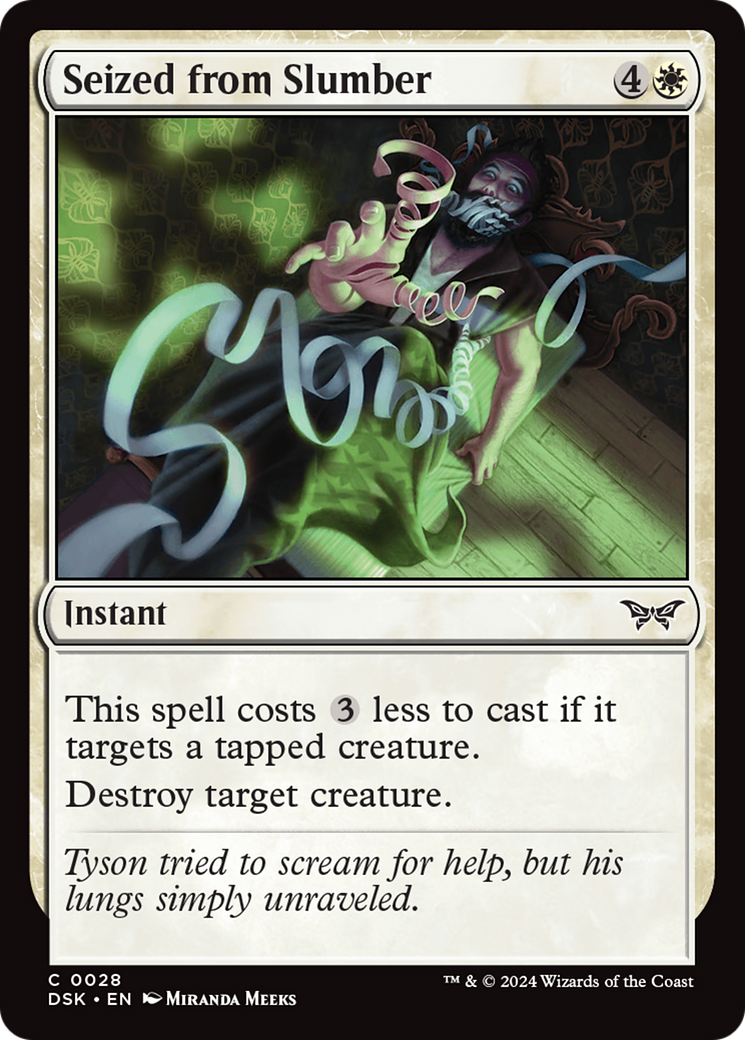 Image of Seized from Slumber [Duskmourn: House of Horror]