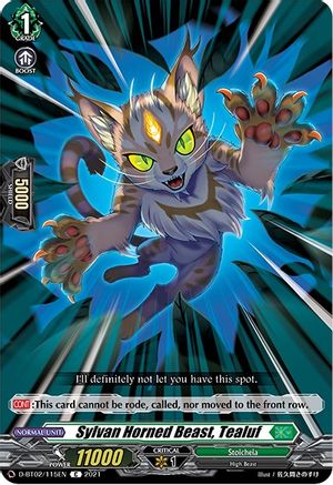Image of Sylvan Horned Beast, Tealuf (A BRUSH WITH THE LEGENDS)