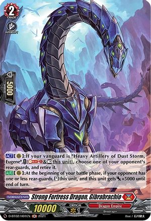 Image of Strong Fortress Dragon, Gibrabrachio (Holo) (A BRUSH WITH THE LEGENDS)