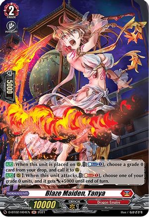 Image of Blaze Maiden, Tanya (Holo) (A BRUSH WITH THE LEGENDS)