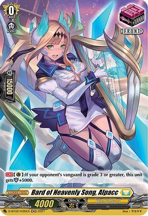 Image of Bard of Heavenly Song, Alpacc (Holo) (A BRUSH WITH THE LEGENDS)