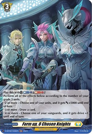 Image of Form up, O Chosen Knights (Holo) (A BRUSH WITH THE LEGENDS)