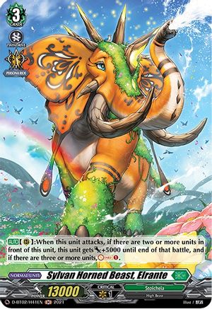 Image of Sylvan Horned Beast, Elrante (Holo) (A BRUSH WITH THE LEGENDS)