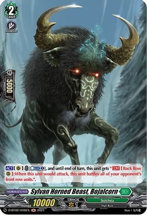 Image of Sylvan Horned Beast, Bojalcorn (Holo) (A BRUSH WITH THE LEGENDS)