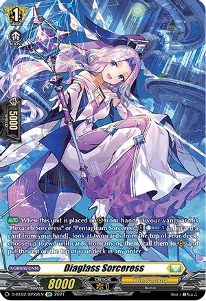 Image of Diaglass Sorceress (SP) (A BRUSH WITH THE LEGENDS)