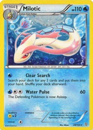 Image of Milotic (28/124) (Cosmos Holo) [Black & White: Dragons Exalted]