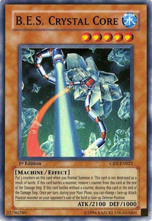 Image of B.E.S. Crystal Core [CRV-EN021] Super Rare