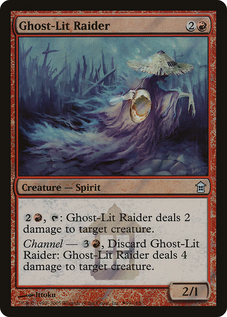 Image of Ghost-Lit Raider [Saviors of Kamigawa Promos]