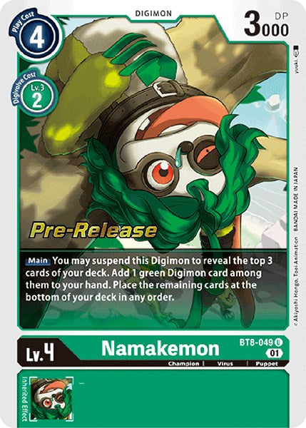 Image of Namakemon [BT8-049] [New Awakening Pre-Release Cards]