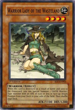 Image of Warrior Lady of the Wasteland [SD5-EN002] Common
