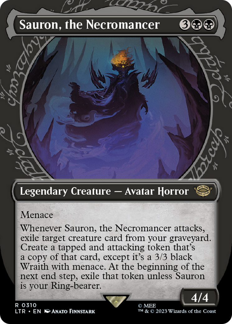 Image of Sauron, the Necromancer (Showcase Ring Frame) [The Lord of the Rings: Tales of Middle-Earth]