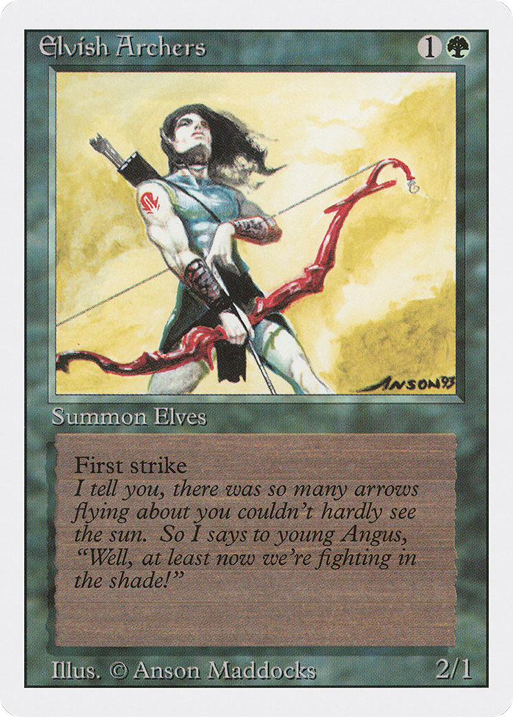 Image of Elvish Archers [Revised Edition]