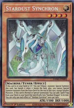 Image of Stardust Synchron [DAMA-EN002] Secret Rare