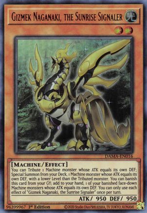 Image of Gizmek Naganaki, the Sunrise Signaler [DAMA-EN016] Ultra Rare