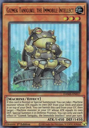 Image of Gizmek Taniguku, the Immobile Intellect [DAMA-EN017] Ultra Rare