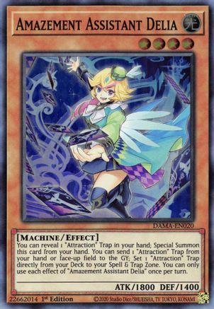 Image of Amazement Assistant Delia [DAMA-EN020] Super Rare
