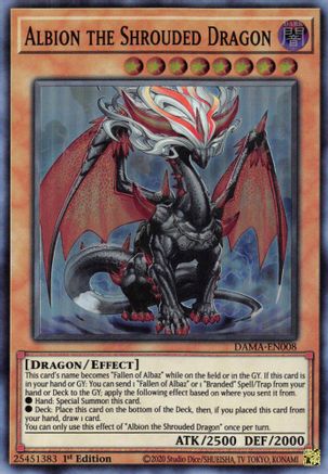 Image of Albion the Shrouded Dragon [DAMA-EN008] Super Rare