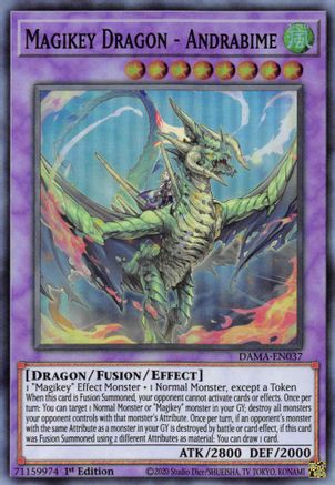 Image of Magikey Dragon - Andrabime [DAMA-EN037] Super Rare