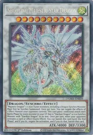 Shooting Majestic Star Dragon [DAMA-EN039] Secret Rare