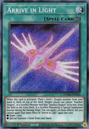 Image of Arrive in Light [DAMA-EN050] Secret Rare