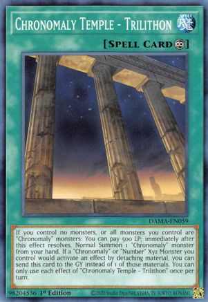 Image of Chronomaly Temple - Trilithon [DAMA-EN059] Common