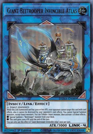 Image of Giant Beetrooper Invicible Atlas [DAMA-EN089] Ultra Rare