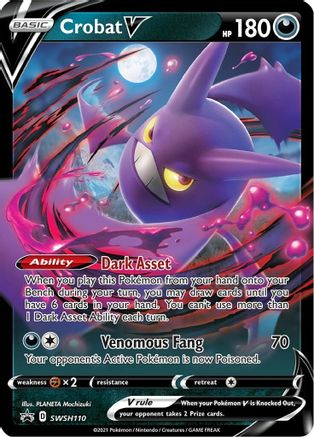 Image of Crobat V (SWSH110) [Sword & Shield: Black Star Promos]