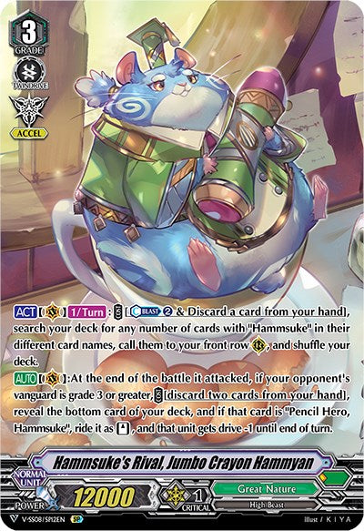 Image of Hammsuke's Rival, Jumbo Crayon Hammyan (V-SS08/SP12EN) [Clan Selection Plus Vol.2]