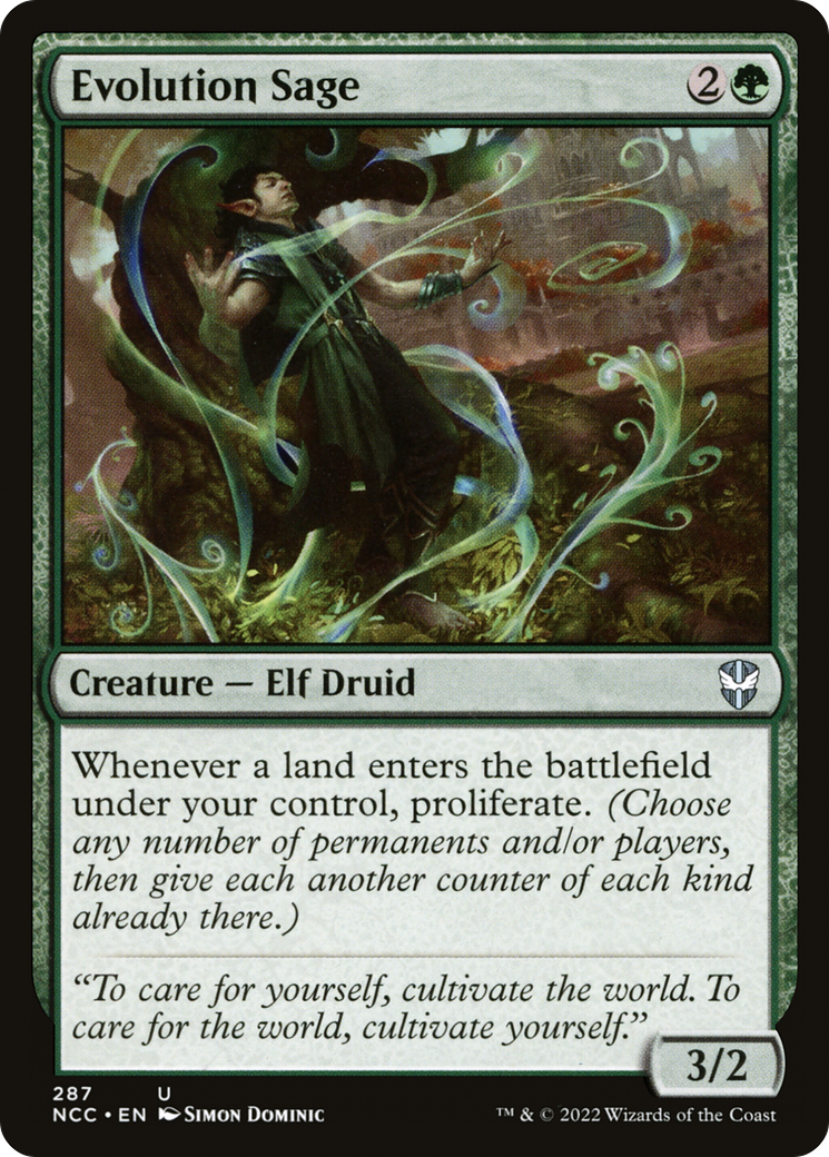 Image of Evolution Sage [Streets of New Capenna Commander]