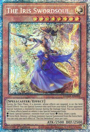 Image of The Iris Swordsoul [DAMA-EN009] Starlight Rare