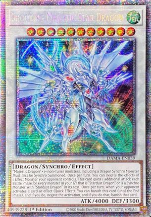 Image of Shooting Majestic Star Dragon [DAMA-EN039] Starlight Rare