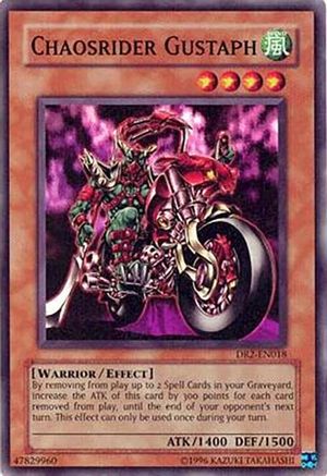Image of Chaosrider Gustaph [DR2-EN018] Super Rare