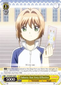 Image of Sakura: Not Very Effective (CCS/WX01-008 R) [Cardcaptor Sakura: Clear Card]