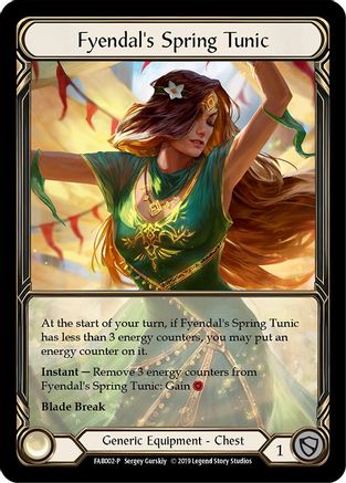 Image of Fyendal's Spring Tunic [FAB002] (Promo)  Rainbow Foil