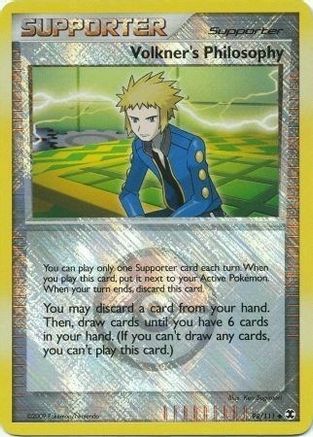 Image of Volkner's Philosophy (98/111) (Player Reward) [Platinum: Rising Rivals]