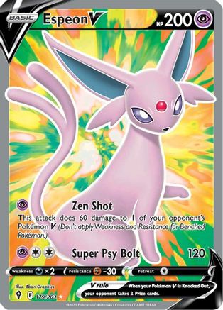 Image of Espeon V (179/203) [Sword & Shield: Evolving Skies]