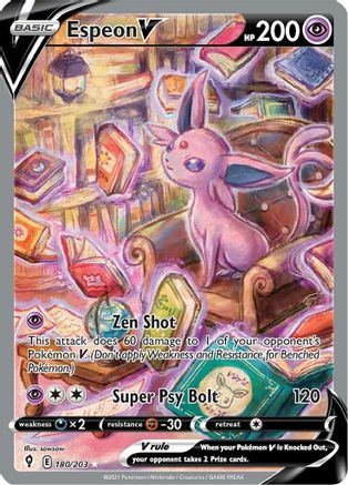 Image of Espeon V (180/203) [Sword & Shield: Evolving Skies]