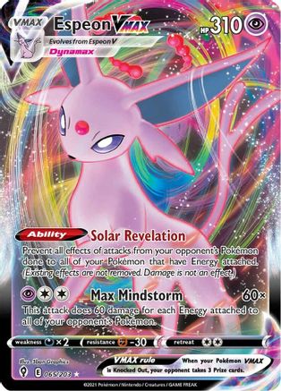 Image of Espeon VMAX (065/203) [Sword & Shield: Evolving Skies]