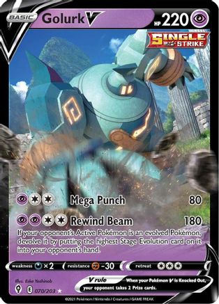 Image of Golurk V (070/203) [Sword & Shield: Evolving Skies]