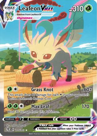Image of Leafeon VMAX (205/203) [Sword & Shield: Evolving Skies]