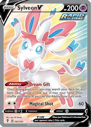 Image of Sylveon V (183/203) [Sword & Shield: Evolving Skies]