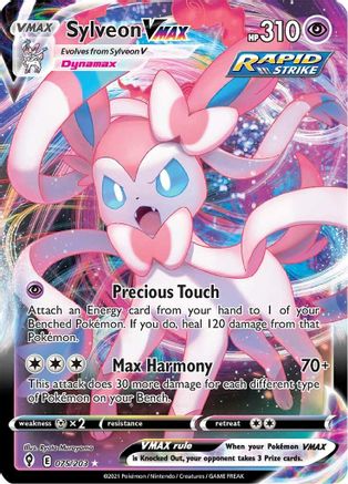 Image of Sylveon VMAX (075/203) [Sword & Shield: Evolving Skies]