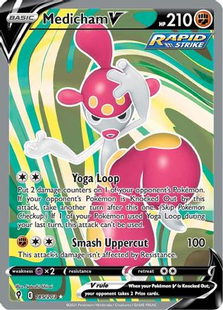 Image of Medicham V (185/203) [Sword & Shield: Evolving Skies]