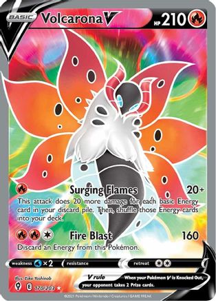 Image of Volcarona V (170/203) [Sword & Shield: Evolving Skies]