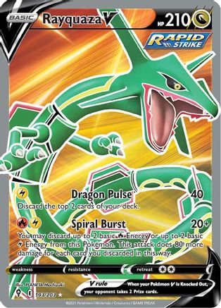 Image of Rayquaza V (193/203) [Sword & Shield: Evolving Skies]