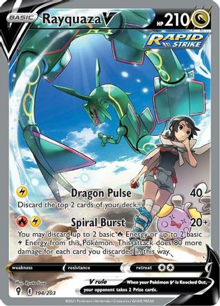 Image of Rayquaza V (194/203) [Sword & Shield: Evolving Skies]