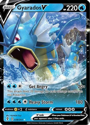 Image of Gyarados V (028/203) [Sword & Shield: Evolving Skies]