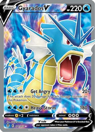 Image of Gyarados V (171/203) [Sword & Shield: Evolving Skies]